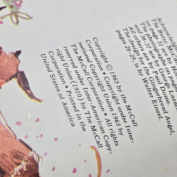 Vintage 1965 McCalls Cookie Collection Recipe Book Cookbook Magazine Baking - Picture 15 of 16